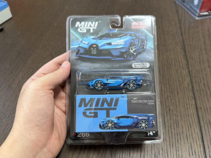 《車友代標》 MINI GT No.266 Bugatti Vision Gran Turismo 藍色 《車友代標》 MINI GT No.266 Bugatti Vision Gran Turismo 藍色
