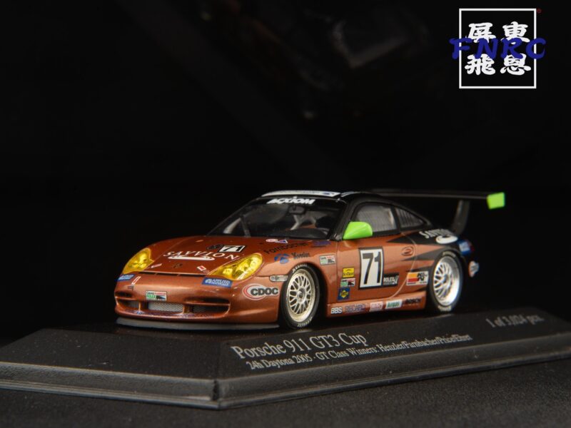 《車友代標》 MINICHAMPS 1/43 保時捷 911 GT3 Cup 粽黑