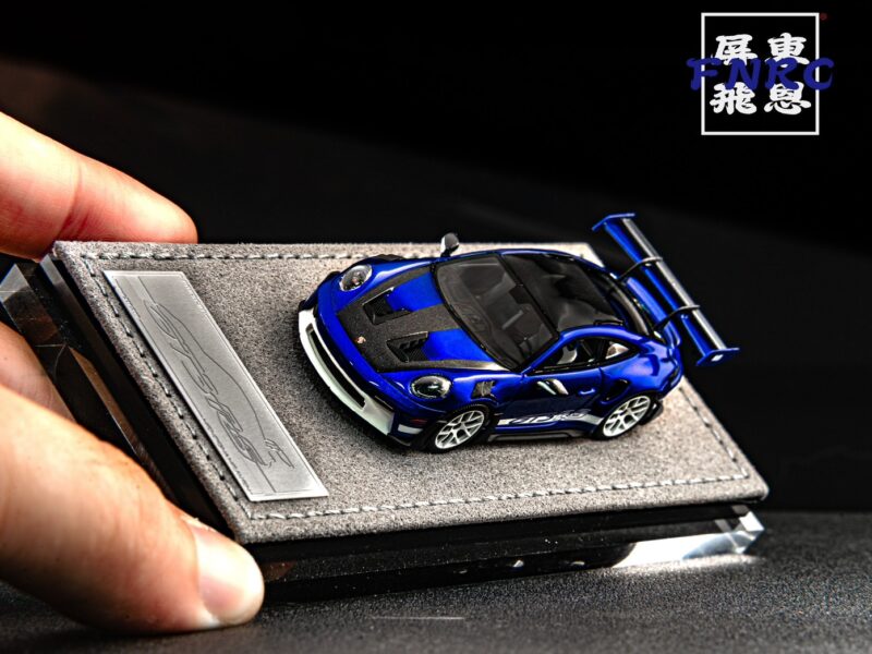 HH Model 1/64 精品 保時捷 GT3 RS 聖瑪諾藍