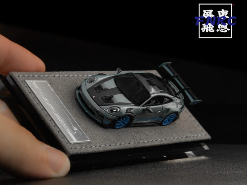 HH Model 1/64 精品 保時捷 GT3 RS 極地灰
