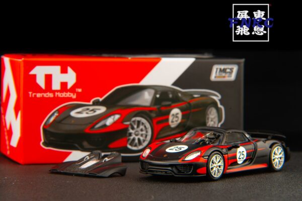 《2026馬來西亞會展限定》 Trends Hobby Porsche 918蛙王 Spyder 引擎蓋可開