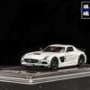 《海外調回絕版品》 FW 1/64 賓士 SLS 白色 鷗翼門 三開