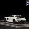 《海外調回絕版品》 FW 1/64 賓士 SLS 白色 鷗翼門 三開