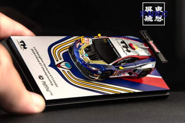 《FNRC總代理》 Trends Hobby 1/64 藍寶堅尼 迪迦鹹蛋超人塗裝 Huracan GT3 #63