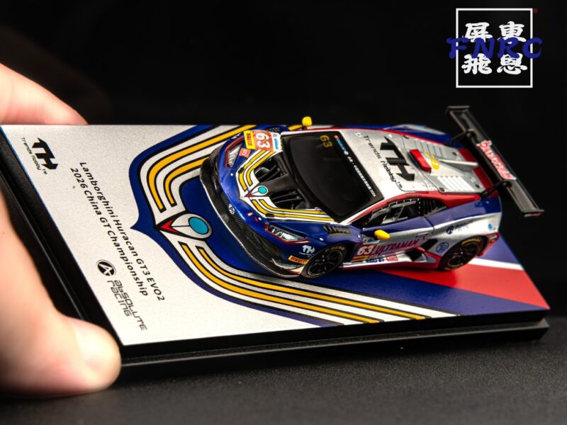 《FNRC總代理》 Trends Hobby 1/64 藍寶堅尼 迪迦鹹蛋超人塗裝 Huracan GT3 #63 《FNRC總代理》 Trends Hobby 1/64 藍寶堅尼 迪迦鹹蛋超人塗裝 Huracan GT3 #63