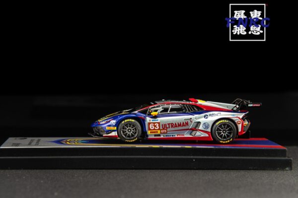 《FNRC總代理》 Trends Hobby 1/64 藍寶堅尼 迪迦鹹蛋超人塗裝 Huracan GT3 #63