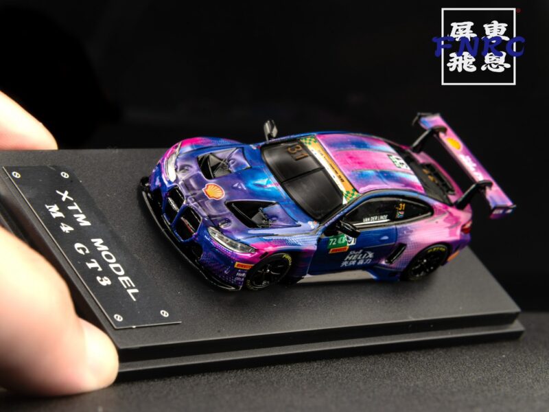 XTM Model 1/64 BMW M4 GT3 紫色殼牌（附Logo水貼）