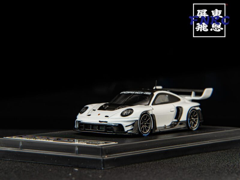 《車友代標！》 HKM 1/64 保時捷 911 GT3 R 白色 初代