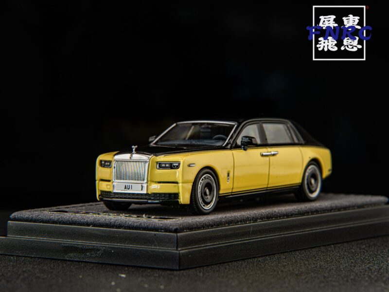 《車友代標！》 Banana 1/64 勞斯萊斯 幻影 黃黑雙拼