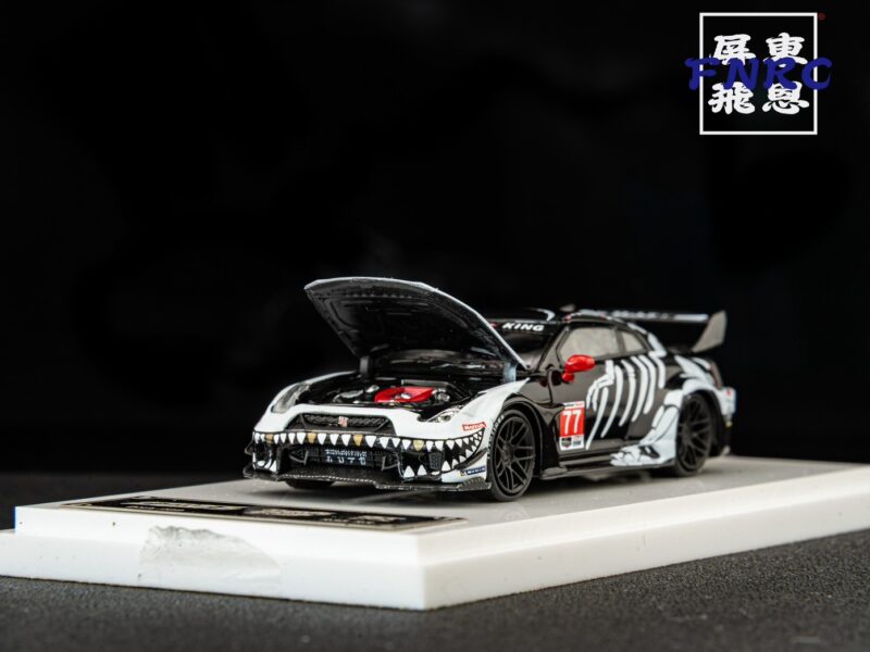 《車友代標！》 Demon King 1/64 Nissan GTR R35 化骨龍 引擎蓋可開