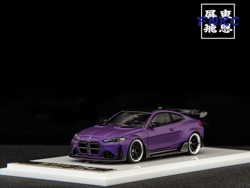 《車友代標》 SW 1/64 BMW M4 G82 Adro 套件 啞光紫