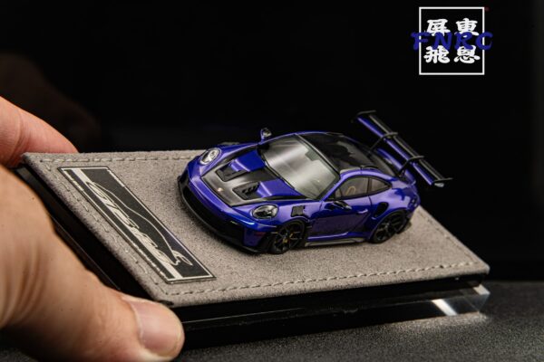 HH Model 1/64 精品 保時捷 GT3 RS 金屬紫羅蘭