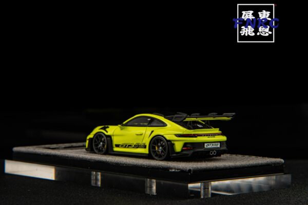 HH Model 1/64 精品 保時捷 GT3 RS 螢光黃 （酸綠色）