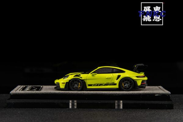 HH Model 1/64 精品 保時捷 GT3 RS 螢光黃 （酸綠色）