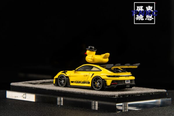 HH Model 1/64 精品 保時捷 GT3 RS 小黃鴨 （附鴨）