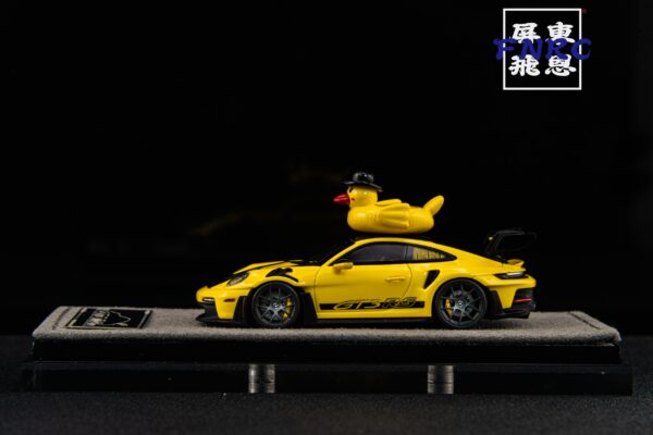 HH Model 1/64 精品 保時捷 GT3 RS 小黃鴨 （附鴨）