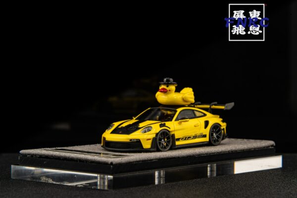 HH Model 1/64 精品 保時捷 GT3 RS 小黃鴨 （附鴨）