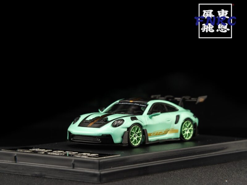 AM 1/64 保時捷 992 GT3 RS 薄荷綠 AM 1/64 保時捷 992 GT3 RS 薄荷綠