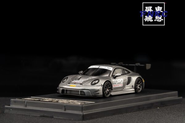 SR 1/64 保時捷 992 GT3 R 啞光銀