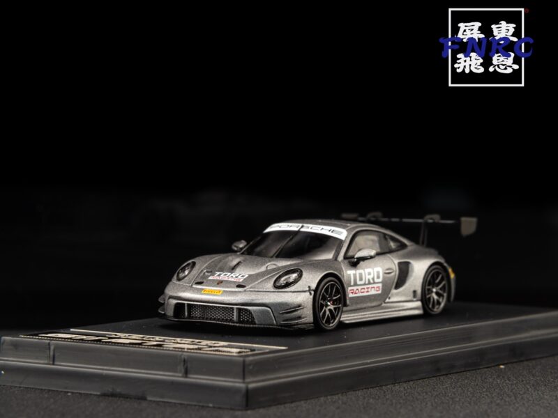 SR 1/64 保時捷 992 GT3 R 啞光銀