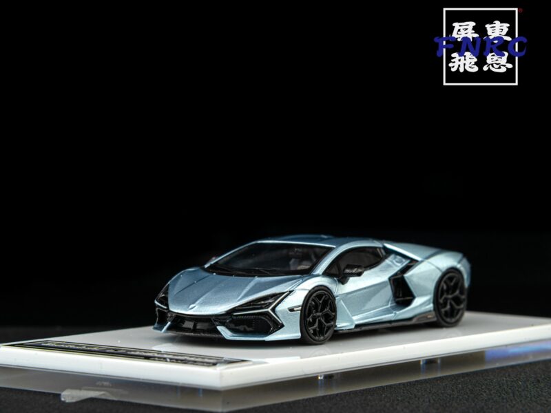 Zincit Model 1/64 藍寶堅尼 Revuelto 冰川銀 （附Logo水貼）