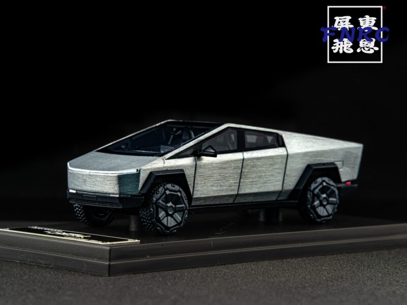 DM Model 1/64 特斯拉 CYBERTRUCK TRAILER 車+後拖車