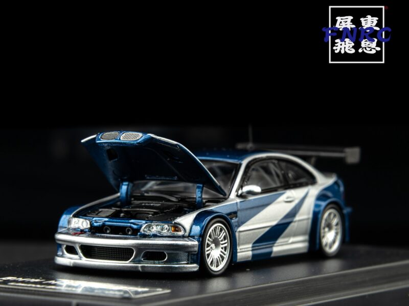 Ghost Player 1/64 BMW E46 M3 GTR 極速快感 引擎蓋可開