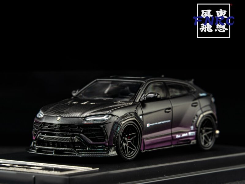 Flame Model 1/64 藍寶堅尼 URUS 啞光黑漸變
