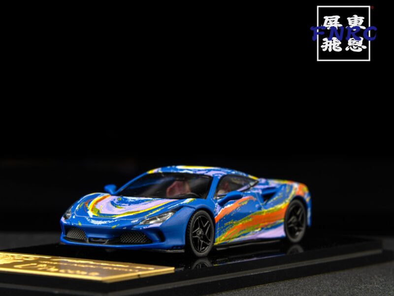 Karium Model 1/64 法拉利 F8 梵谷星空塗裝 禮盒包裝