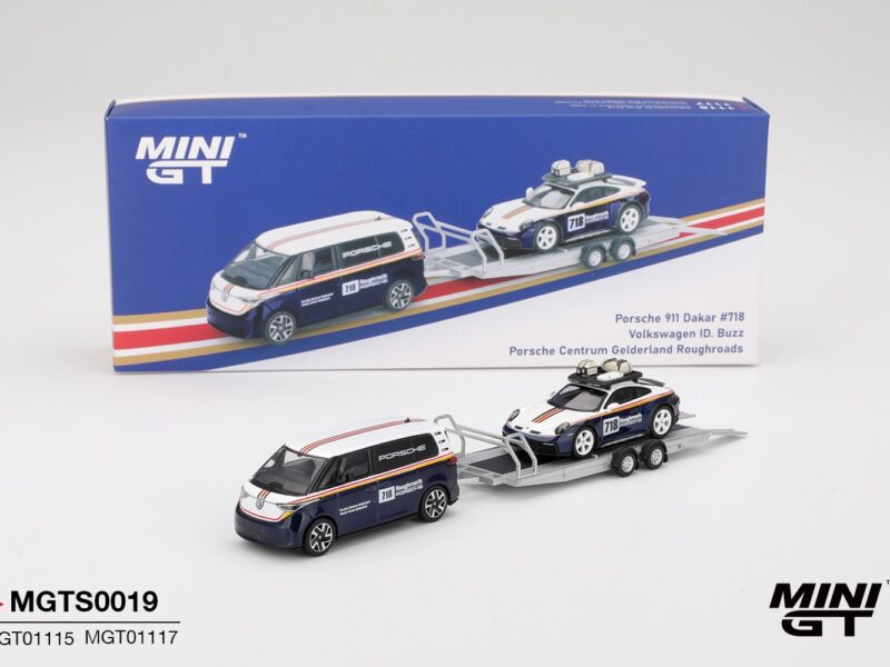 《車友代標！》 MINI GT No.1117 只有那台保時捷！ Porsche 911 Daker #718單車