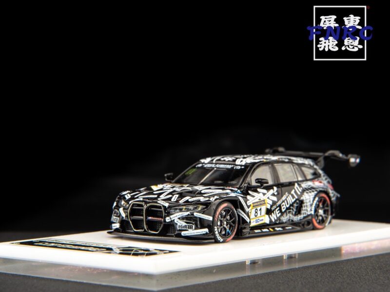 《車友代標！》Jicar Model 1/64 愚人節 BMW G81 M3 Touring GT3 黑白