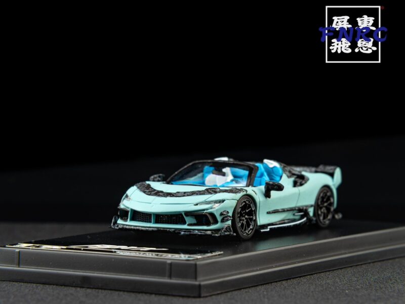 《海外調回絕版品》 DCM 1/64 法拉利 Mansory 套件 F9XX 寶寶藍 鍛造碳纖 《海外調回絕版品》 DCM 1/64 法拉利 Mansory 套件 F9XX 寶寶藍 鍛造碳纖