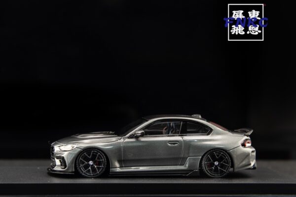 SW 1/64 BMW G87 M2 ADRO 套件 低尾翼鈦灰塗裝