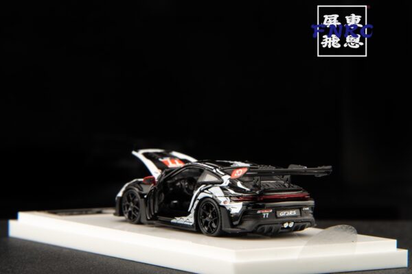 Demon King 1/64 獨家模具 保時捷 GT3 RS 化骨龍塗裝 前機蓋 門可開