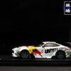 OEM 1/64 賓士 AMG GT 白色迷彩紅牛塗裝