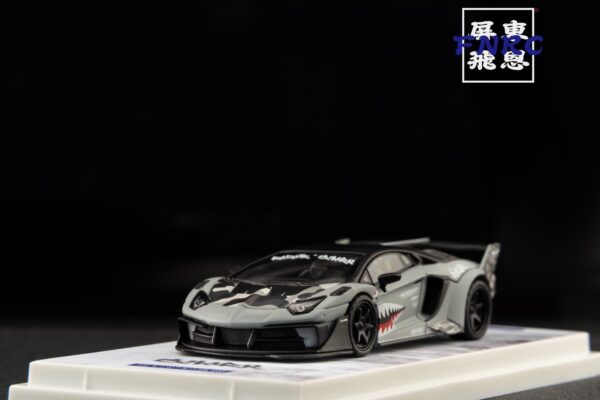 SC 1/64 藍寶堅尼 LBWK GTEVO 鯊魚嘴塗裝