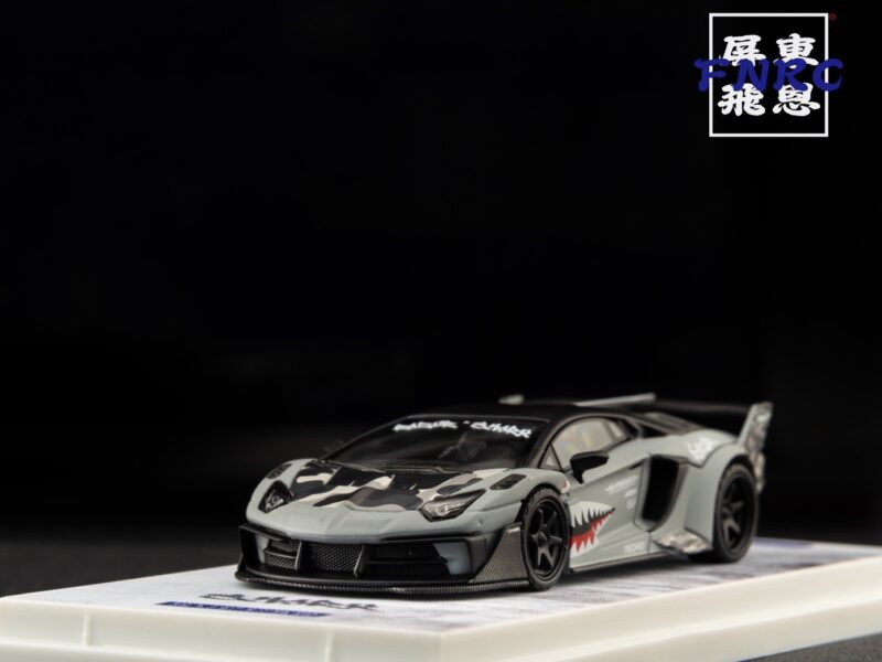 SC 1/64 藍寶堅尼 LBWK GTEVO 鯊魚嘴塗裝