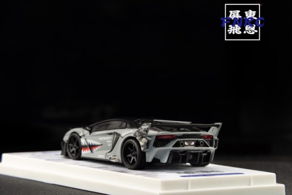 SC 1/64 藍寶堅尼 LBWK GTEVO 鯊魚嘴塗裝