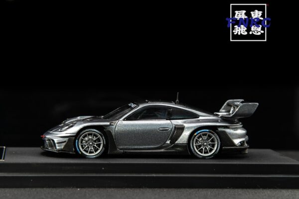 HKM 1/64 保時捷 91 GT3 Rennsport 灰色