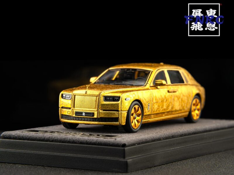Banana Model 1/64 展會限定 勞斯萊斯 幻影長軸版 土豪金爆裂紋 Banana Model 1/64 展會限定 勞斯萊斯 幻影長軸版 土豪金爆裂紋