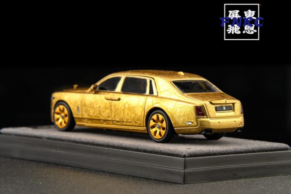 Banana Model 1/64 展會限定 勞斯萊斯 幻影長軸版 土豪金爆裂紋