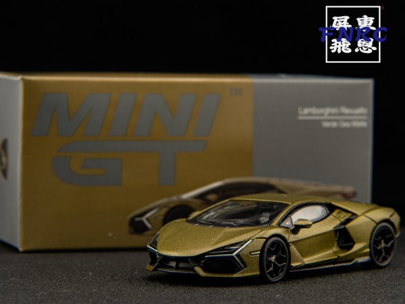 MINI GT No.1136 Lamborghini Revuelto 消光綠