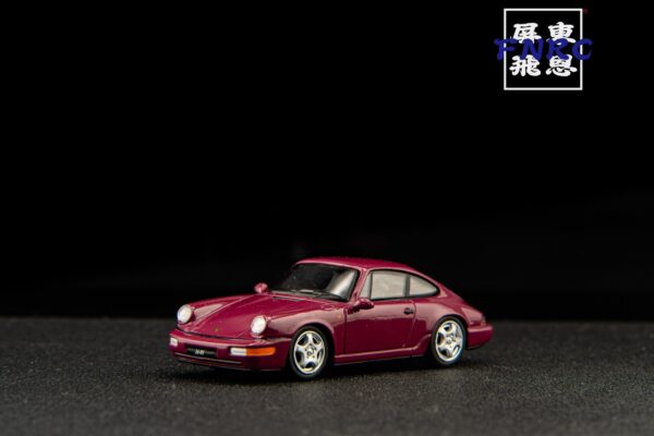 德國Schuco 1/64 保時捷 911 964 經典 RS Ruby Star 配色