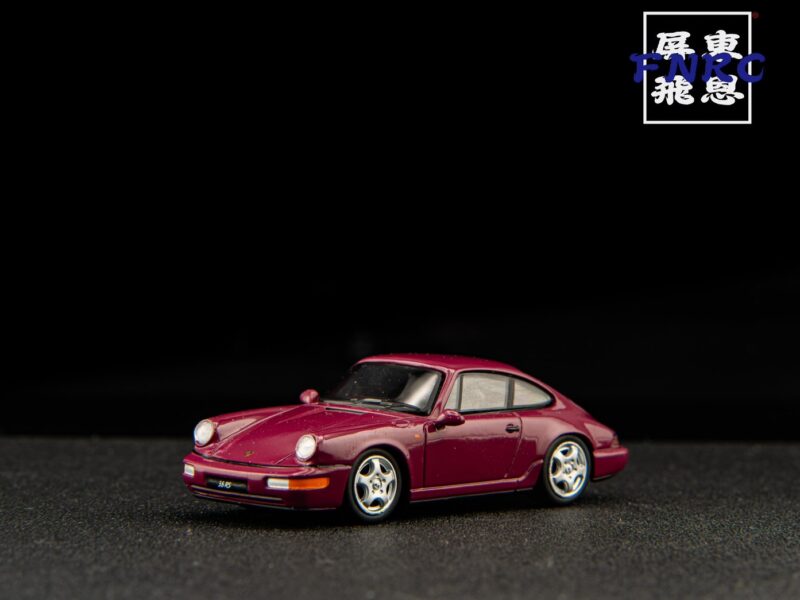 德國Schuco 1/64 保時捷 911 964 經典 RS Ruby Star 配色
