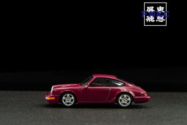 德國Schuco 1/64 保時捷 911 964 經典 RS Ruby Star 配色 - 圖片 2