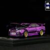 《車友代標》 Demon King 1/64 Nissan GTR R34 全碳纖粉色 引擎蓋可開