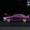 《車友代標》 Demon King 1/64 Nissan GTR R34 全碳纖粉色 引擎蓋可開