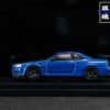 《車友代標》 SH 1/64 Nissan GTR R34 藍色碳纖維引擎蓋