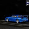 《車友代標》 SH 1/64 Nissan GTR R34 藍色碳纖維引擎蓋