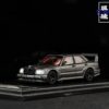 《車友代標》RM 1/64 賓士 190E 黑灰色 引擎蓋可開